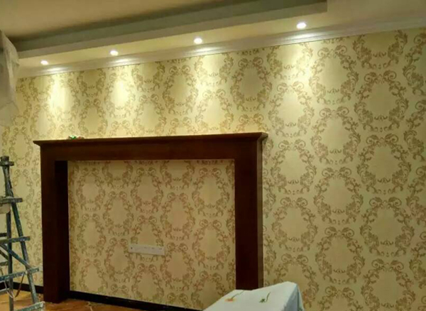 藝美佳硅藻泥工程實景通用時代小區(qū)完工