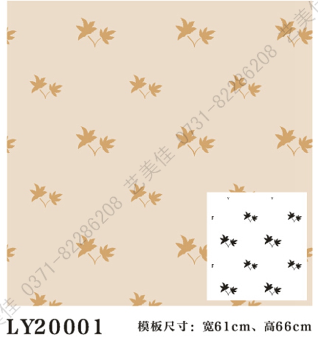 無縫壁紙鏤印-LY20001