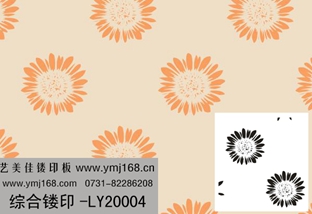 無縫壁紙鏤印-LY20004