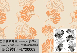 無縫壁紙鏤印-LY20009