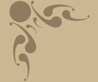 邊角墻花鏤印-LY50003