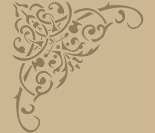 邊角墻花鏤印-LY50012