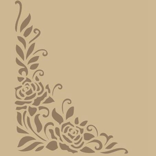 邊角墻花鏤印-LY50013