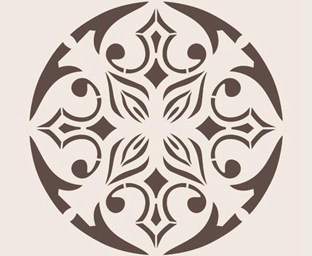 天花燈池鏤印-LY70002