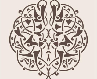 天花燈池鏤印-LY70005