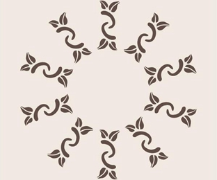 天花燈池鏤印-LY70011