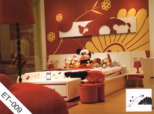 兒童房背景墻貼-ET009