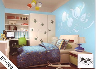兒童房背景墻貼-ET030