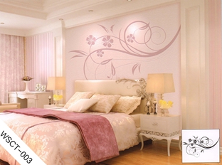 臥室床頭背景墻貼-WSCT003
