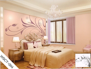 臥室床頭背景墻貼-WSCT004