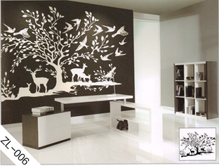 走廊背景墻貼-ZL006